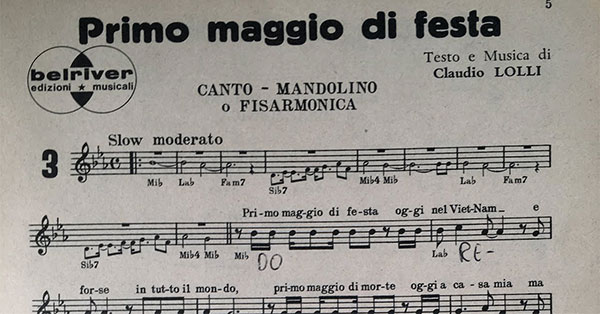 Claudio Lolli festa del 1 Maggio a Roma