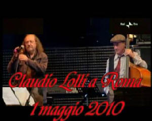 Claudio Lolli al concerto 1 Maggio 2012 a Roma